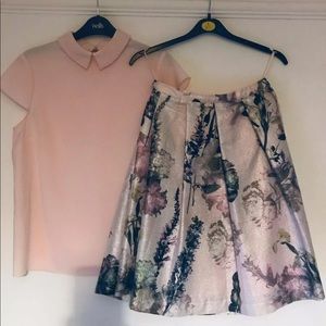 Ted Baker Skirt and Top Set size 6 or UK 10